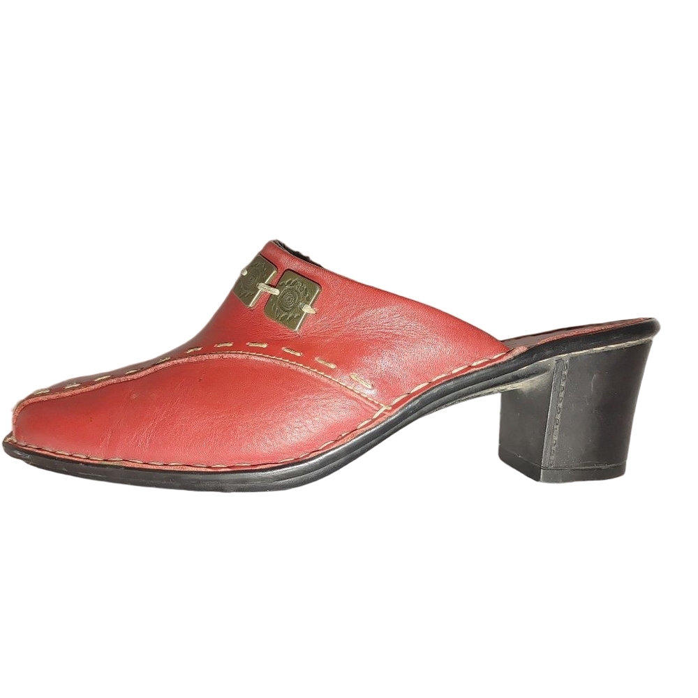 Tsonga Leather Mules Size 8B